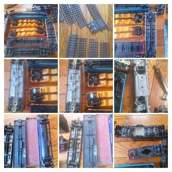 Vintage HO Scale Bachmann Train Set Lot Cars, Track, Transformer & More - Picture 3 of 8